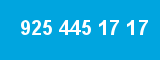 925 445 17 17 925 445 17 17